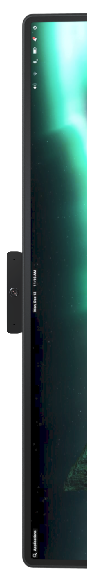 StarFighter laptop webcam attachment StarFighter laptop with webcam attached
