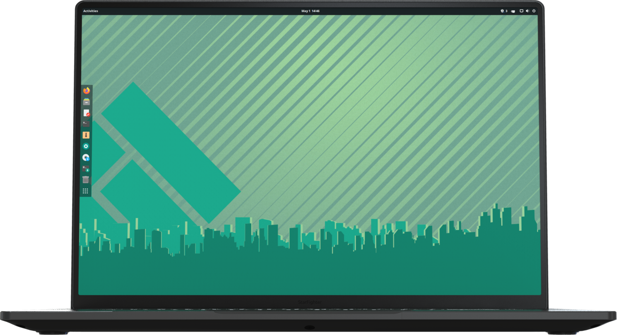 Laptop with pre-installed Manjaro Linux